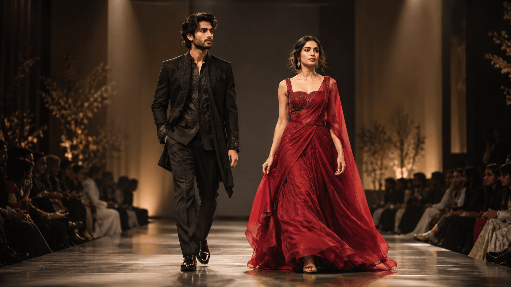 Indian-inspired designer fashion and runway styling