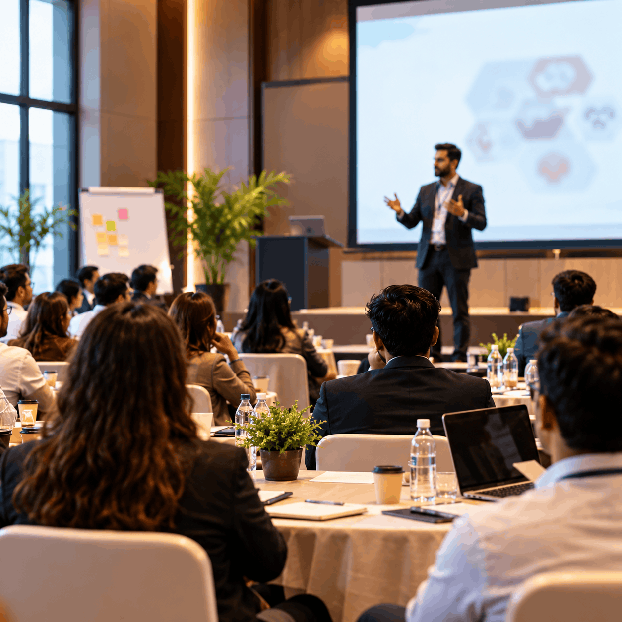 Business seminar and professional workshop