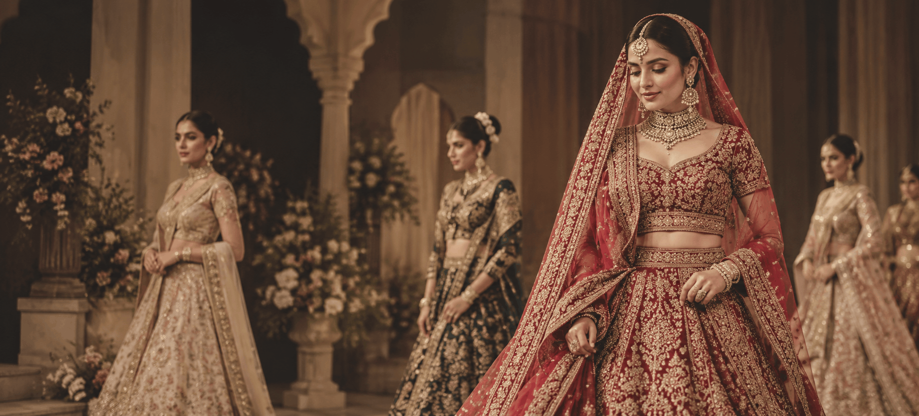 Elegant Indian bridal couture and designer fashion
